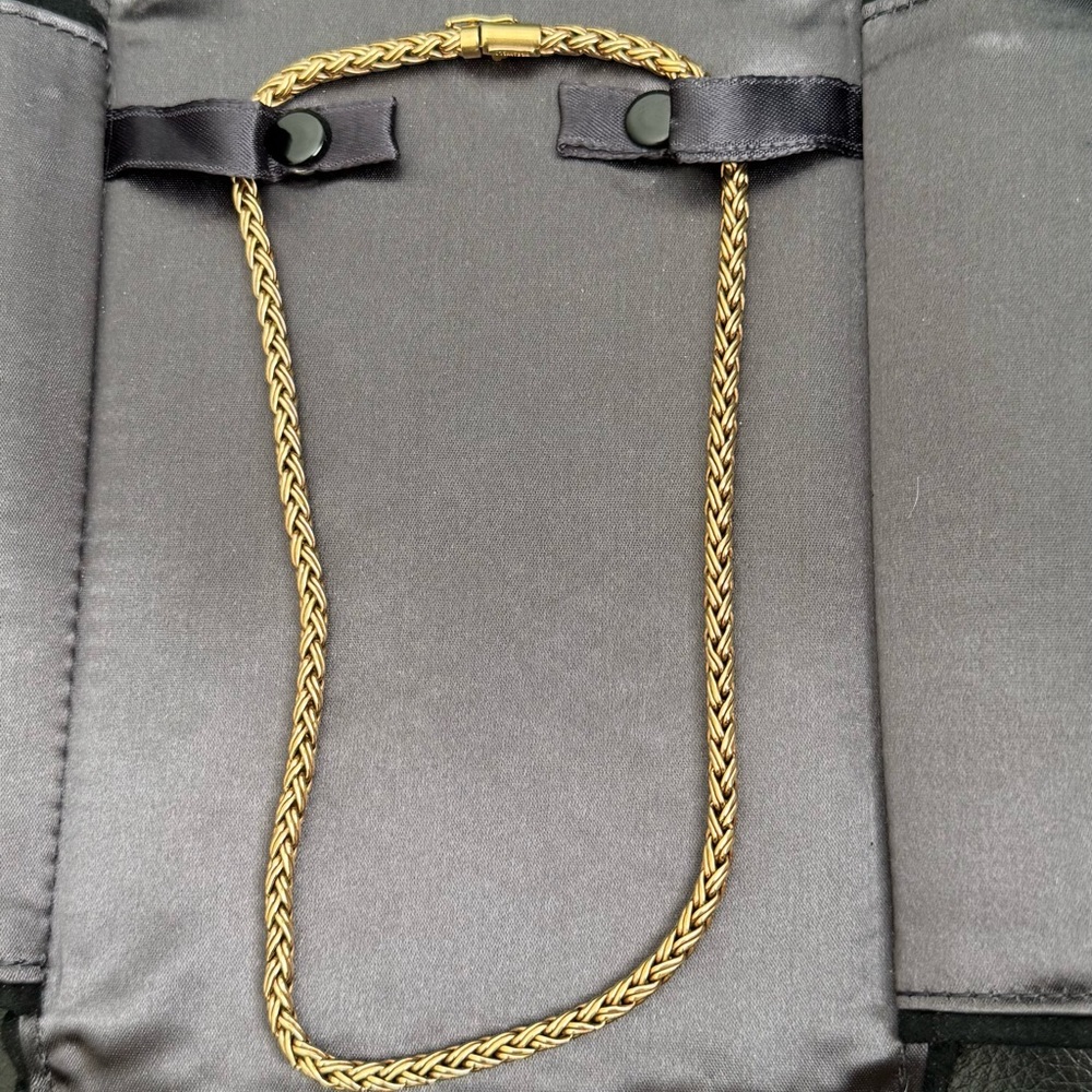 Tiffany & Co Russian Braided Chain 16.25" 14k Yellow Gold 585